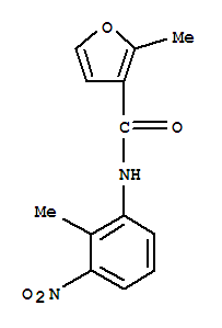 (9ci)-2-甲基-n-(2-甲基-3-硝基苯基)-3-呋喃羧酰胺結(jié)構(gòu)式_717855-12-4結(jié)構(gòu)式