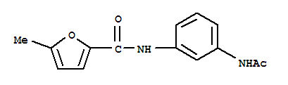 (9ci)-n-[3-(乙?；被?苯基]-5-甲基-2-呋喃羧酰胺結(jié)構(gòu)式_717869-69-7結(jié)構(gòu)式