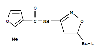 (9ci)-n-[5-(1,1-二甲基乙基)-3-異噁唑基]-2-甲基-3-呋喃羧酰胺結構式_717872-08-7結構式
