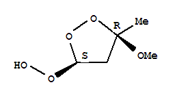 (9ci)-(3r,5s)-5-甲氧基-5-甲基-1,2-二氧雜烷-3-基氫過(guò)氧化物結(jié)構(gòu)式_717888-61-4結(jié)構(gòu)式