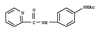 (9ci)-n-[4-(乙?；被?苯基]-2-吡啶羧酰胺結(jié)構(gòu)式_723257-63-4結(jié)構(gòu)式