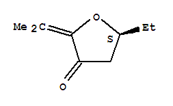 3(2H)-furanone, 5-ethyldihydro-2-(1-methylethylidene)-, (5s)-(9ci)Structure,724477-80-9Structure 3(2H)-furanone, 5-ethyldihydro-2-(1-methylethylidene)-, (5s)-(9ci) Structure,724477-80-9Structure