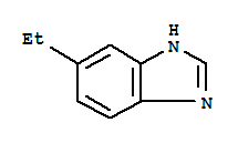 1H-benzimidazole,5-ethyl-(9ci)Structure,72572-18-0Structure 1H-benzimidazole,5-ethyl-(9ci) Structure,72572-18-0Structure