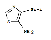 4-異丙基噻唑-5-胺結構式_72632-66-7結構式