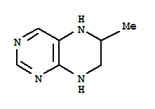 (9CI)-5,6,7,8-四氫-6-甲基-蝶啶結(jié)構(gòu)式_72672-16-3結(jié)構(gòu)式