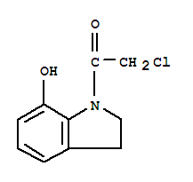 1H-indol-7-ol, 1-(chloroacetyl)-2,3-dihydro- (9ci)Structure,72696-19-6Structure 1H-indol-7-ol, 1-(chloroacetyl)-2,3-dihydro- (9ci) Structure,72696-19-6Structure
