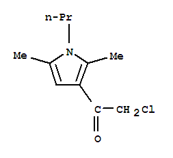 Ethanone, 2-chloro-1-(2,5-dimethyl-1-propyl-1h-pyrrol-3-yl)-(9ci)Structure,727705-98-8Structure Ethanone, 2-chloro-1-(2,5-dimethyl-1-propyl-1h-pyrrol-3-yl)-(9ci) Structure,727705-98-8Structure