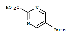 5-丁基-2-嘧啶羧酸結(jié)構(gòu)式_72790-09-1結(jié)構(gòu)式