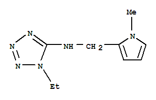 (9ci)-1-乙基-n-[(1-甲基-1H-吡咯-2-基)甲基]-1H-四唑-5-胺結構式_728030-56-6結構式