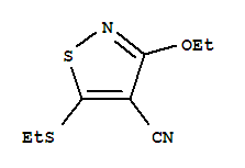 (9ci)-3-乙氧基-5-(乙基硫代)-4-異噻唑甲腈結構式_728037-90-9結構式