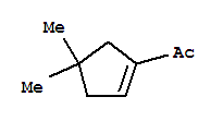 (9ci)-1-(4,4-二甲基-1-環(huán)戊烯-1-基)-乙酮結(jié)構(gòu)式_73011-50-4結(jié)構(gòu)式