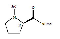 (r)-(9ci)-1-乙?；?n-甲基-2-吡咯烷羧酰胺結(jié)構(gòu)式_73462-80-3結(jié)構(gòu)式