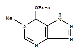 (9ci)-6,7-二氫-6-甲基-7-丙氧基-1H-1,2,3-噻唑并[4,5-d]嘧啶結(jié)構(gòu)式_740750-70-3結(jié)構(gòu)式