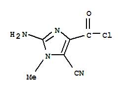 1H-imidazole-4-carbonyl chloride, 2-amino-5-cyano-1-methyl- (9ci)Structure,741225-68-3Structure 1H-imidazole-4-carbonyl chloride, 2-amino-5-cyano-1-methyl- (9ci) Structure,741225-68-3Structure