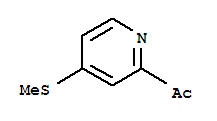 (9ci)-1-[4-(甲基硫代)-2-吡啶]-乙酮結(jié)構(gòu)式_741287-56-9結(jié)構(gòu)式