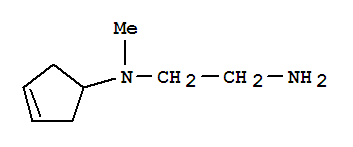 (9ci)-n-3-環(huán)戊烯-1-基-n-甲基-1,2-乙烷二胺結(jié)構(gòu)式_741290-11-9結(jié)構(gòu)式