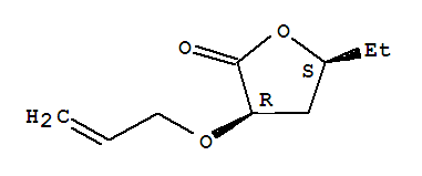 (3r,5s)-rel-(9ci)-5-乙基二氫-3-(2-丙烯基氧基)-2(3H)-呋喃酮結(jié)構(gòu)式_741290-37-9結(jié)構(gòu)式