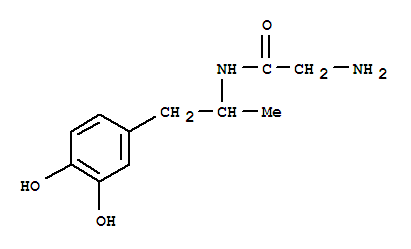 (9ci)-2-氨基-n-[2-(3,4-二羥基苯基)-1-甲基乙基]-乙酰胺結(jié)構(gòu)式_741619-42-1結(jié)構(gòu)式