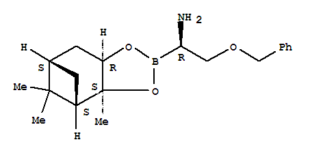 (R)-硼絲氨酰(Obn)-(+)-蒎烷二醇結(jié)構(gòu)式_742048-73-3結(jié)構(gòu)式