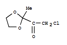 Ethanone, 2-chloro-1-(2-methyl-1,3-dioxolan-2-yl)-(9ci)Structure,74225-73-3Structure Ethanone, 2-chloro-1-(2-methyl-1,3-dioxolan-2-yl)-(9ci) Structure,74225-73-3Structure