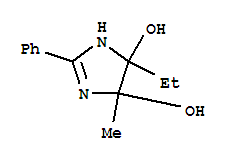 (9ci)-4-乙基-4,5-二氫-5-甲基-2-苯基-1H-咪唑-4,5-二醇結(jié)構(gòu)式_742637-73-6結(jié)構(gòu)式