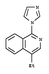 (9ci)-4-乙基-1-(1H-咪唑-1-基)-異喹啉結(jié)構(gòu)式_744144-75-0結(jié)構(gòu)式