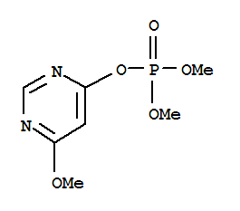(9ci)-6-甲氧基-4-嘧啶磷酸二甲酯結構式_74460-04-1結構式