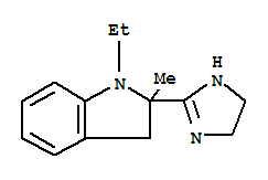 1H-indole,2-(4,5-dihydro-1h-imidazol-2-yl)-1-ethyl-2,3-dihydro-2-methyl-(9ci)Structure,745751-07-9Structure 1H-indole,2-(4,5-dihydro-1h-imidazol-2-yl)-1-ethyl-2,3-dihydro-2-methyl-(9ci) Structure,745751-07-9Structure