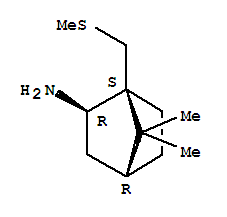 (1s,2r,4r)-(9ci)-7,7-二甲基-1-[(甲基硫代)甲基]-雙環(huán)[2.2.1]庚烷-2-胺結構式_745801-35-8結構式