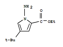 (9ci)-1-氨基-4-(1,1-二甲基乙基)-1H-吡咯-2-羧酸乙酯結(jié)構(gòu)式_746671-36-3結(jié)構(gòu)式