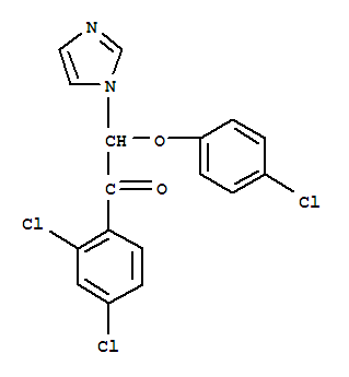 2-(4-氯苯氧基)-1-(2,4-二氯苯基)-2-(1H-咪唑-1-基)-乙酮結構式_748080-23-1結構式