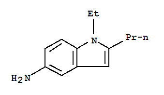 1H-indol-5-amine,1-ethyl-2-propyl-(9ci)Structure,748110-18-1Structure 1H-indol-5-amine,1-ethyl-2-propyl-(9ci) Structure,748110-18-1Structure