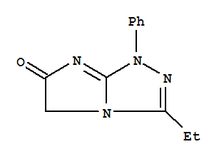 (9ci)-3-乙基-1-苯基-1H-咪唑并[2,1-c]-1,2,4-噻唑-6(5h)-酮結(jié)構(gòu)式_749874-32-6結(jié)構(gòu)式