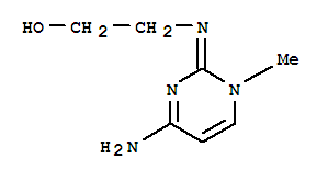 (9ci)-2-[(4-氨基-1-甲基-2(1h)-嘧啶)氨基]-乙醇結(jié)構(gòu)式_750515-48-1結(jié)構(gòu)式