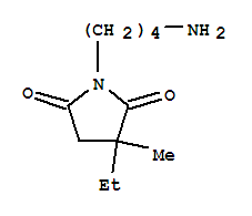(9ci)-1-(4-氨基丁基)-3-乙基-3-甲基-2,5-吡咯烷二酮結(jié)構(gòu)式_750528-47-3結(jié)構(gòu)式