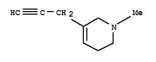 (9CI)-1,2,3,6-四氫-1-甲基-5-(2-丙炔)-吡啶結(jié)構(gòu)式_750540-68-2結(jié)構(gòu)式