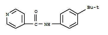 (9ci)-n-[4-(1,1-二甲基乙基)苯基]-4-吡啶羧酰胺結(jié)構(gòu)式_750599-62-3結(jié)構(gòu)式
