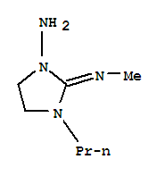 (9ci)-2-(甲基亞氨基)-3-丙基-1-咪唑啉胺結(jié)構(gòu)式_752188-80-0結(jié)構(gòu)式