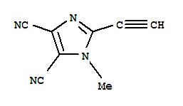 1H-imidazole-4,5-dicarbonitrile,2-ethynyl-1-methyl-(9ci)Structure,753003-11-1Structure 1H-imidazole-4,5-dicarbonitrile,2-ethynyl-1-methyl-(9ci) Structure,753003-11-1Structure