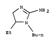1H-imidazol-2-amine,1-butyl-5-ethyl-4,5-dihydro-(9ci)Structure,754919-27-2Structure 1H-imidazol-2-amine,1-butyl-5-ethyl-4,5-dihydro-(9ci) Structure,754919-27-2Structure