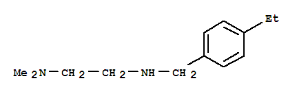 (9ci)-n-[(4-乙基苯基)甲基]-N,N-二甲基-1,2-乙烷二胺結(jié)構(gòu)式_755009-60-0結(jié)構(gòu)式