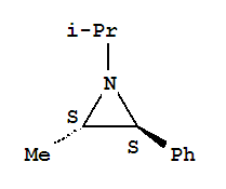 (2s,3s)-(9ci)-2-甲基-1-(1-甲基乙基)-3-苯基-氮丙啶結(jié)構(gòu)式_756411-91-3結(jié)構(gòu)式