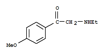 Ethanone, 2-(ethylamino)-1-(4-methoxyphenyl)-(9ci)Structure,756457-31-5Structure Ethanone, 2-(ethylamino)-1-(4-methoxyphenyl)-(9ci) Structure,756457-31-5Structure