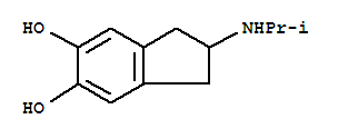 1H-indene-5,6-diol, 2,3-dihydro-2-[(1-methylethyl)amino]- (9ci) Structure,756758-56-2Structure