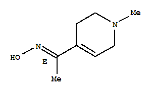 (e)-(9ci)-1-(1,2,3,6-四氫-1-甲基-4-吡啶)-乙酮肟結(jié)構(gòu)式_756787-09-4結(jié)構(gòu)式