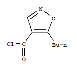 (9ci)-5-丁基-4-異噁唑羰酰氯結(jié)構(gòu)式_75706-00-2結(jié)構(gòu)式