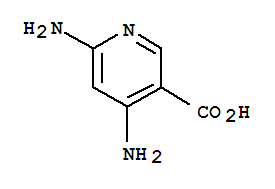 4,6-二氨基煙酸結(jié)構(gòu)式_75776-48-6結(jié)構(gòu)式