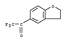 (9ci)-1-(2,3-二氫-5-苯并呋喃)-2,2,2-三氟-乙酮結構式_75822-10-5結構式