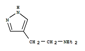 (9ci)-N,N-二乙基-1H-吡唑-4-乙胺結(jié)構(gòu)式_759431-65-7結(jié)構(gòu)式