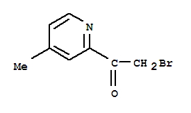 Ethanone, 2-bromo-1-(4-methyl-2-pyridinyl)-(9ci)Structure,759442-78-9Structure Ethanone, 2-bromo-1-(4-methyl-2-pyridinyl)-(9ci) Structure,759442-78-9Structure